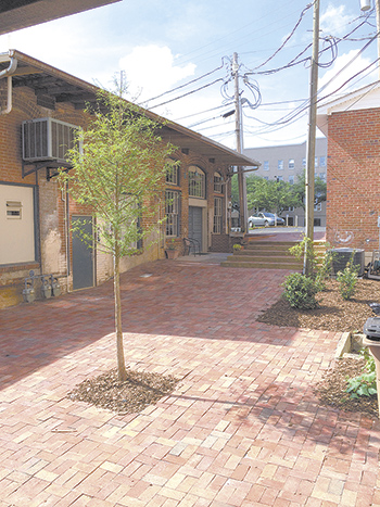 Eagle Scout candidate improves Uptown Shelby Association Alley