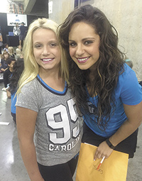 Brooke Porter chosen for Carolina Panthers Junior Top Cats Cheerleaders