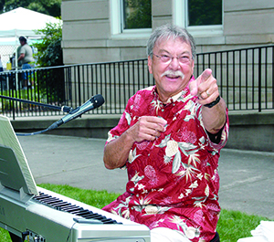 Dave Bonivtch performs for his fans at the 18th annual Art of Sound Music Festival
