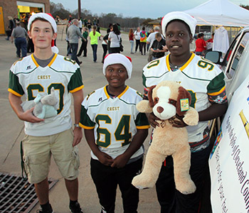 CREST FOOTBALL TOY DRIVE CONTINUES!