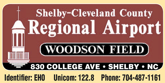 City of Shelby; Regional Airport's Free Fly-In/Open House Saturday, June 10