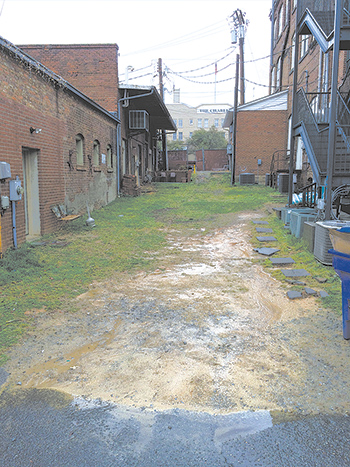 Eagle Scout candidate improves Uptown Shelby Association Alley