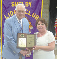 Shelby Lions Club Honors Members