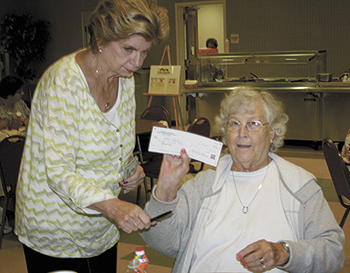 Senior Center Bingo Winner