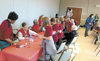 Boling Springs Elementary students entertain seniors