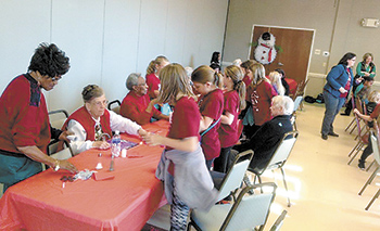 Boling Springs Elementary students entertain seniors