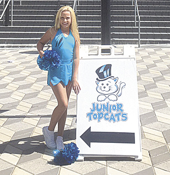 Brooke Porter chosen for Carolina Panthers Junior Top Cats Cheerleaders