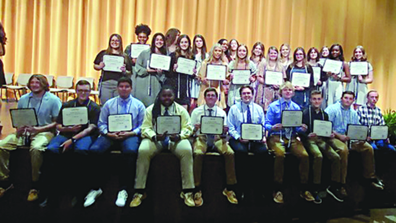 Cleveland County Schools Induction Ceremony of Career & Technical Education Honor Society