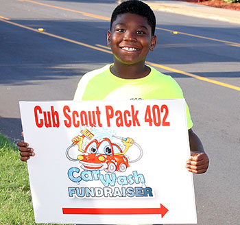 CUB SCOUT PACK 402 CAR WASH...