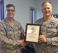 Capt. Randy Patterson receives honor