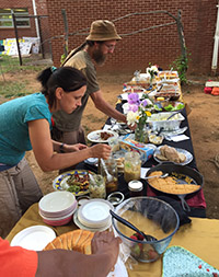 Potluck celebrates community