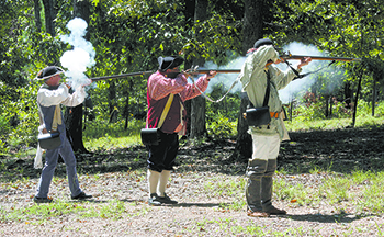 Backcountry Militia Encampment held at Kings Mountain National Military Park