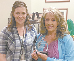 Patti Ellis McMurry wins Cleveland County Social Worker of the Year Award 