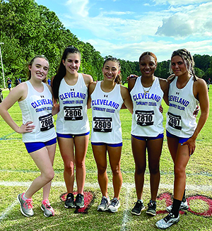 Cleveland Community College's Cross Country team competes at the Adidas XC Challenge