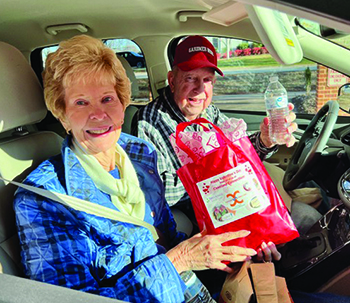 Valentine's Day Drive-thru at Neal Senior Center, sponsored by Cleveland Connections. 