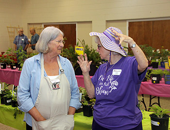 TALKING SHRUBS AT ANNUAL PLANT SALE...