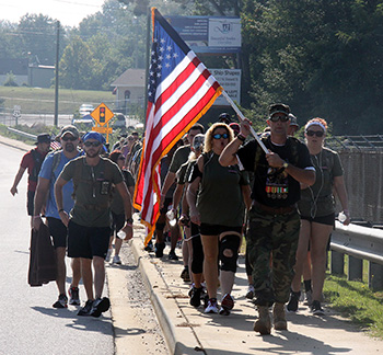 Memorial March honors Major Paula Graham, raises awareness for Veteran and Military sucide rate