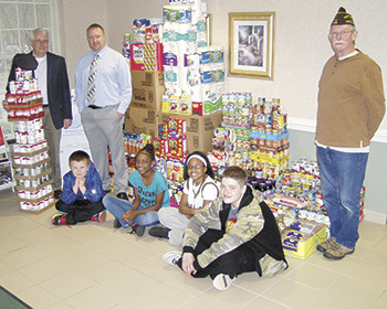 Food Drive nets hundreds of pounds of goods