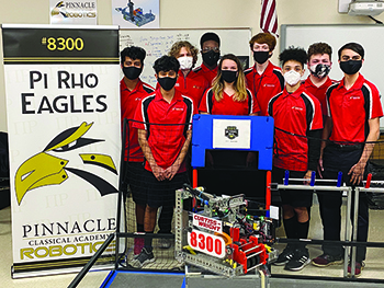 Pinnacle Classical Academy's robotics team wins two competitions
