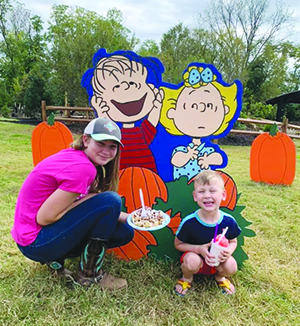 Visit the Peanuts gang at the Pumpkin Patch in Patriots Park.