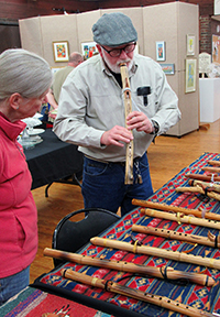 Carolina's Flute Circle at Southern Arts Society in Kings Mountain August 17th
