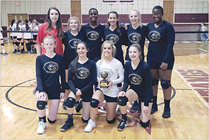 Pinnacle Classical Academy JV Girls Volleyball Team won the Western Piedmont Athletic Conference Championship