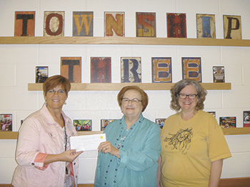 Class of 1963 makes donation to Township Number Three Elementary