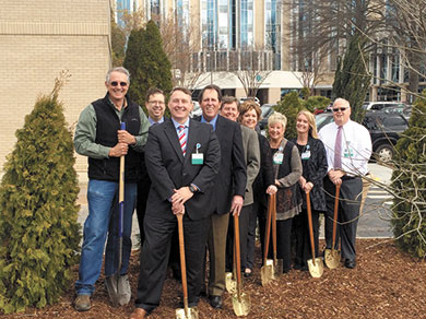 Carolinas HealthCare System celebrates new mission statement with tree planting