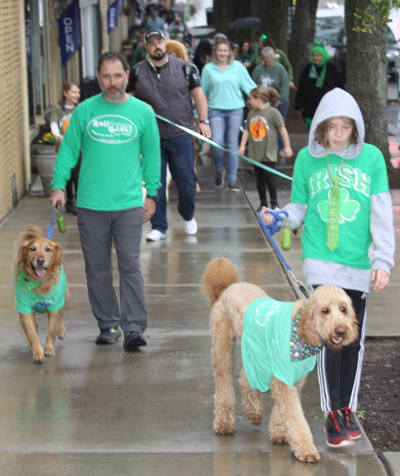 St. Pawty's Day Parade in Uptown Shelby