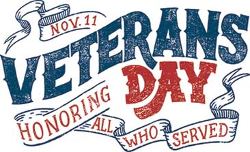 Cleveland County Veterans  to be honored November 11