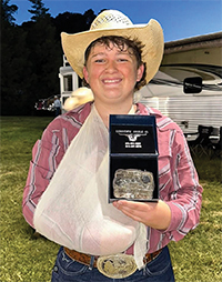 Congratulations to Bareback Bronc Rider Wyatt Goforth 