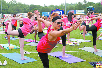 'Yoga in the Outfield' open to all ages, abilities