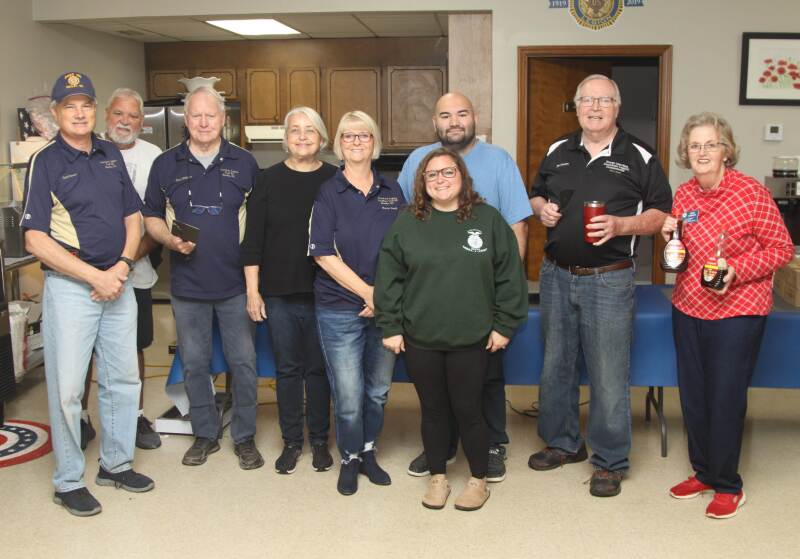 Volunteers at  the American Legion Pancake Breakfast Fundraiser