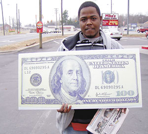 CHADWICK ALLISON WINS $100! JUST FOR READING SHELBY SHOPPER & INFO