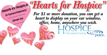 HEARTS FOR HOSPICE...