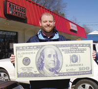 Trey Albright is our Super Bowl Contest $100 Winner!