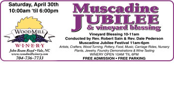 MUSCADINE JUBILEE AT WOODMILL WINERY