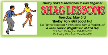 BEGINNER SHAG LESSONS OFFERED