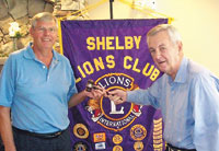 Shelby Lions Club Installs Officers 