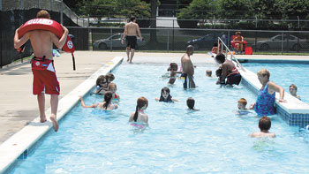 It’s A Full Pool For The Kids At City Park...