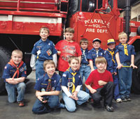 Cub Scout Pack 114 Tour Polkville Fire Department