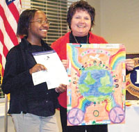 Tori Owens Winner Of Lions Club 2011 Peace Poster Contest