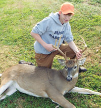 Jacob Carpenter harvest 8-point buck