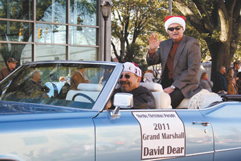 DAVID DEAR WAS GRAND MARSHAL OF CHRISTMAS PARADE