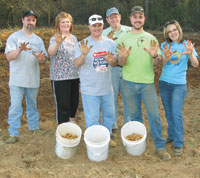 Carolina Farm Credit Shelby Service Center Participates in Cleveland County Potato Project