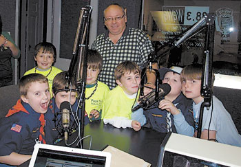 Cub Scouts Polkville Pack 114 Visits WGWG 88.3