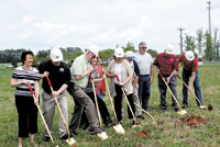 Ground Breaking For Sandra's Home