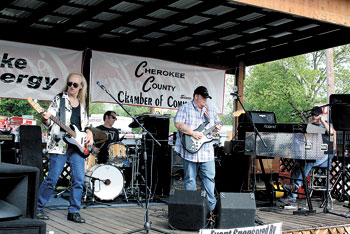 SCENE FROM BLACKSBURG'S IRON CITY FESTIVAL