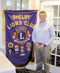 Shelby Lions Club Recognizes Willis Ledbetter Student Of  The Month