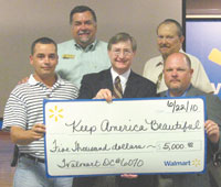 Wal-Mart Foundation Presents $5,000 Check To “KSB” Commission